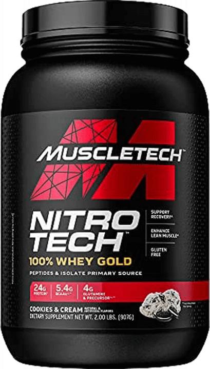 Muscle Tech Performance Series Nitro Tech 100% Whey Gold (Cookies and Cream, 1 pcs., 900 g)