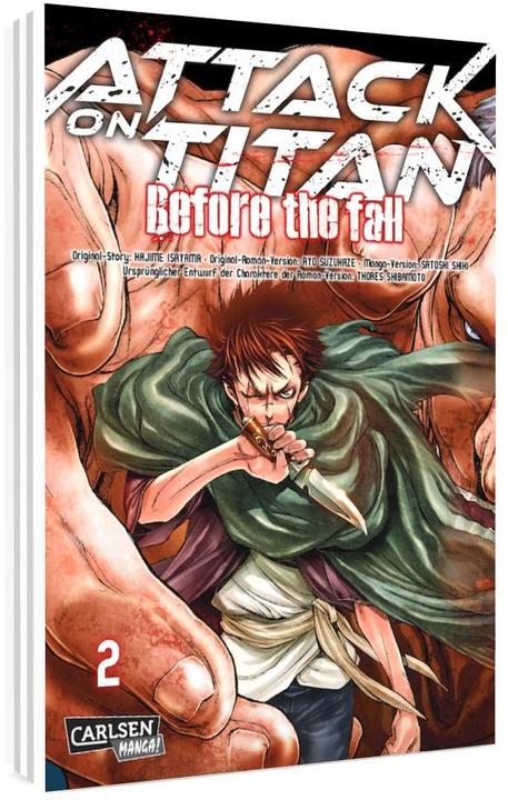 Produktbild Attack on Titan - Before the Fall, Band 02 (Deutsch, Hajime Isayama, 2015)