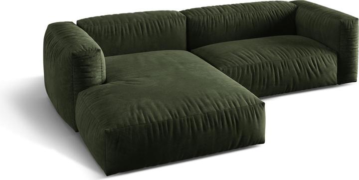 Image du produit Micadoni Canapé D'Angle Gauche Modulaire, "Martina", 2 Places, 283x176x75 Fabriqué en Europe (Canapé modulaire, Canapé d'angle)