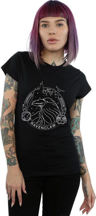 Actual product image Womens/Ladies Ravenclaw Seal Cotton T-Shirt (XL)