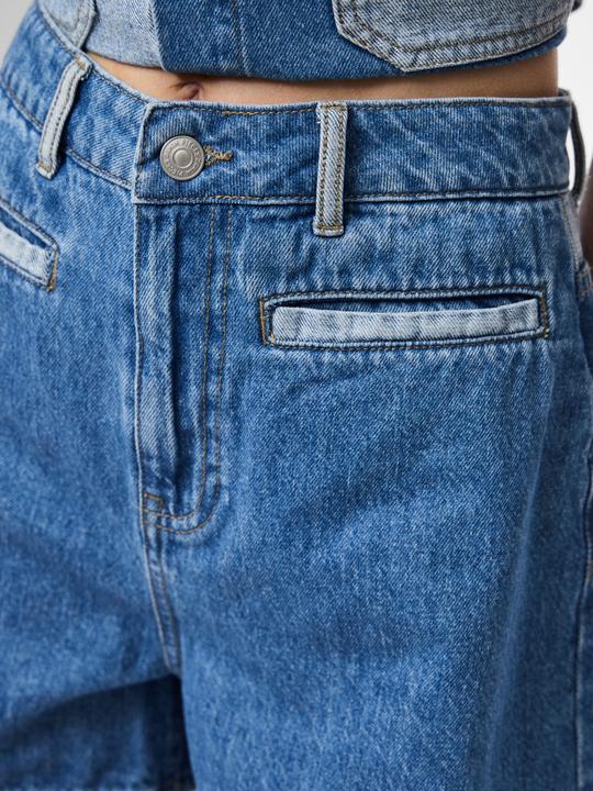 Produktbild Pieces PCFIE HW PATCHWORK Jeansshorts (M)