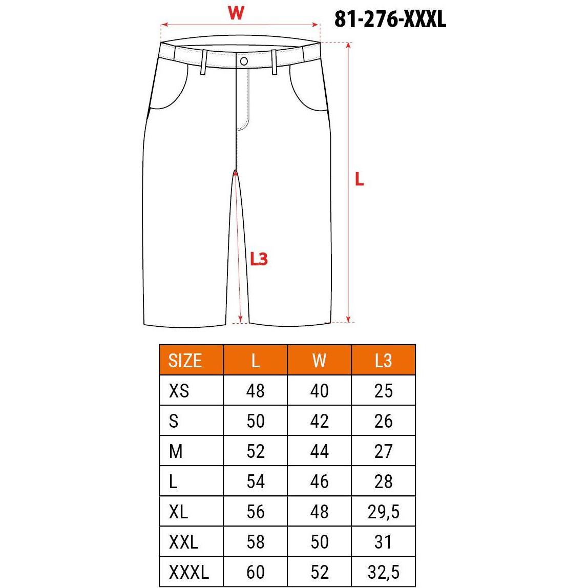 Thumbnail - Neo, Arbeitshose, PREMIUM Shorts 62% Baumwolle 35% Polyester 3% Elasthan Grösse XXXL (3XL)
