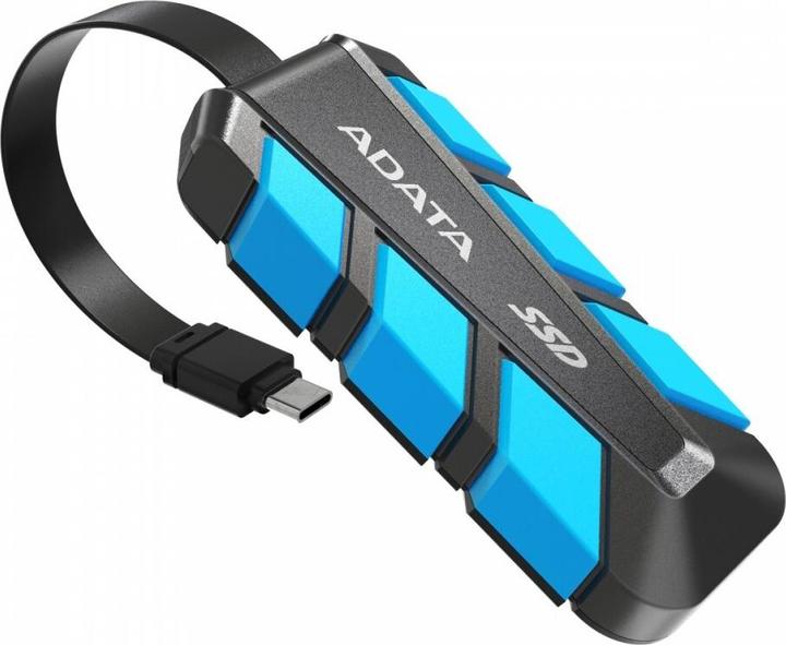 Actual product image Adata Externe SSD SC740 2TB Plug&Go blue 1050/1000 MIL.STD (2 TB)