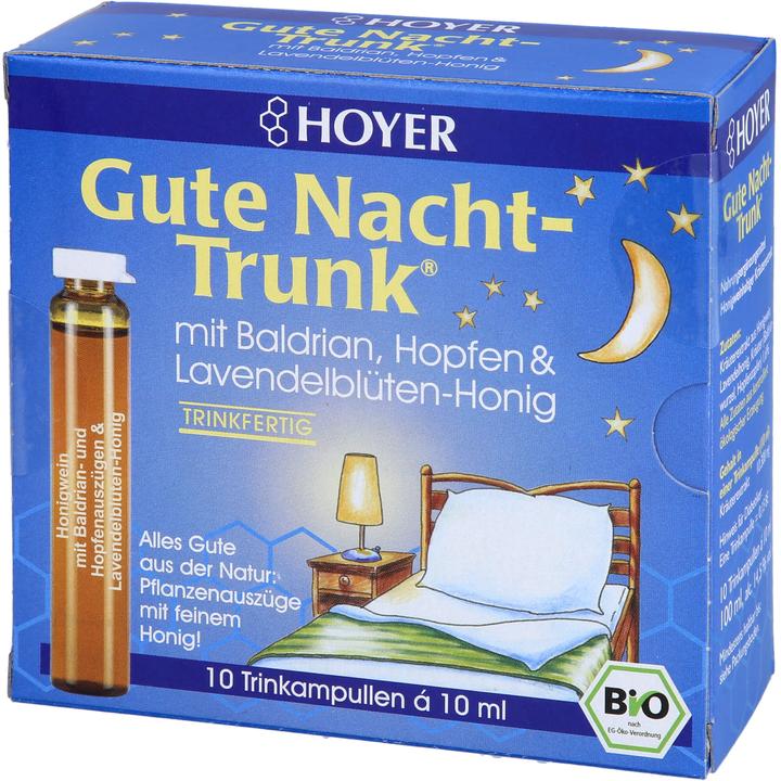 Produktbild Hoyer Gute Nacht-Trunk (10 Stück, Ampulle, 253 g)
