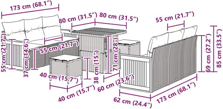 Produktbild vidaXL Tom