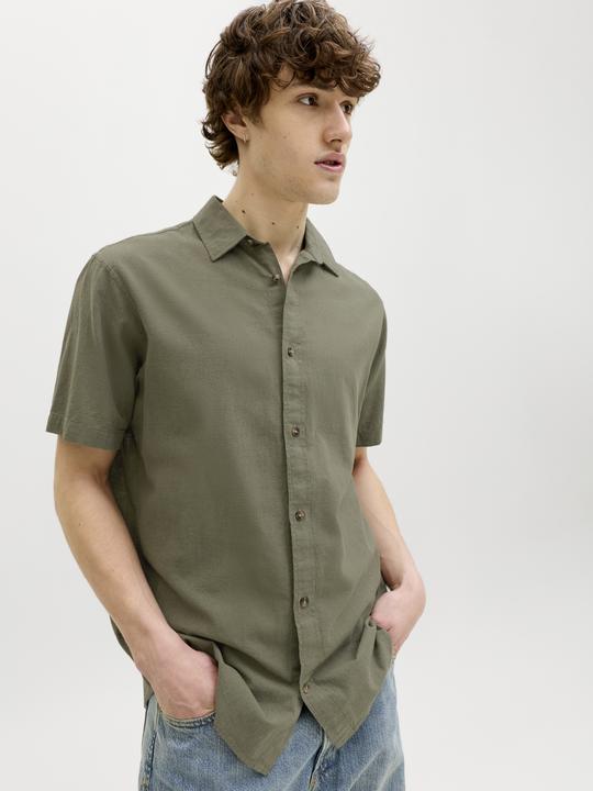 Produktbild Jack & Jones Jjesummer Linen Blend Shirt S/S Sn (M)