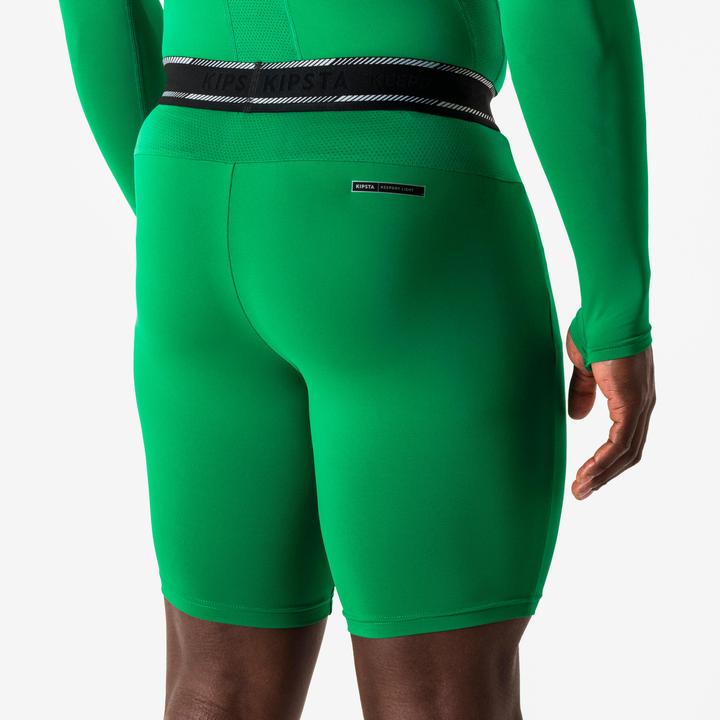Actual product image Kipsta Damen/Herren Fussball Funktionsshorts - Keepdry Light grün (M)
