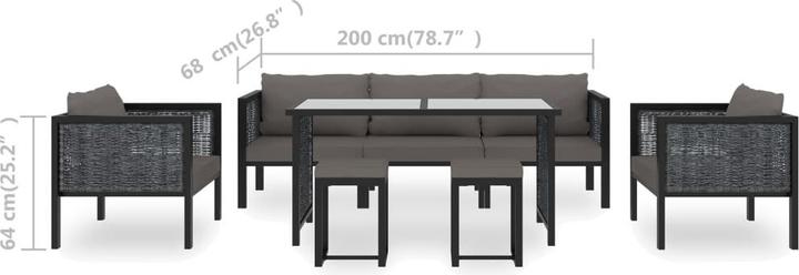 Produktbild vidaXL Gartensofa