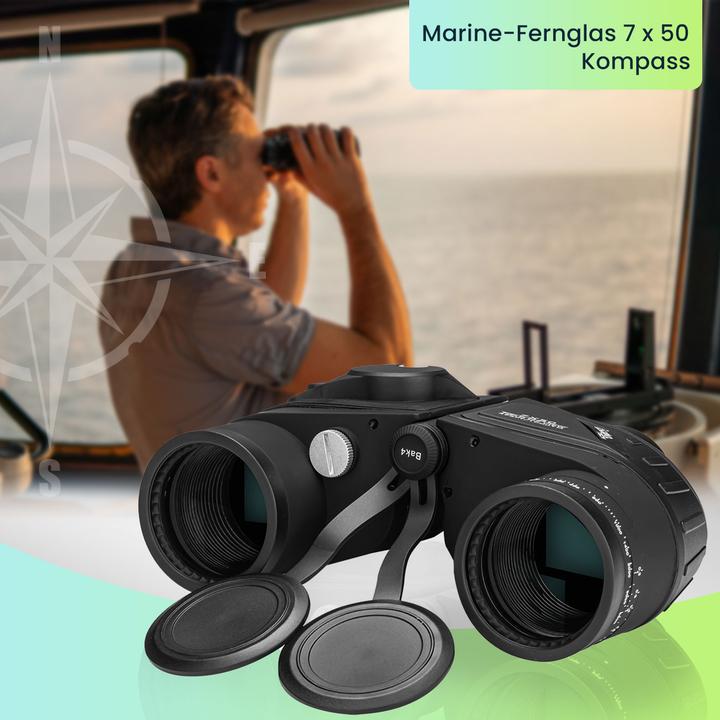 Actual product image Casativo Marine binoculars with rangefinder, 7 x 50 (7x, 50 mm)