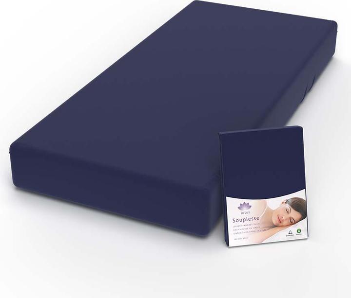 Actual product image Lotus Bettwaren Jersey fitted sheet Souplesse (180 x 200 cm)