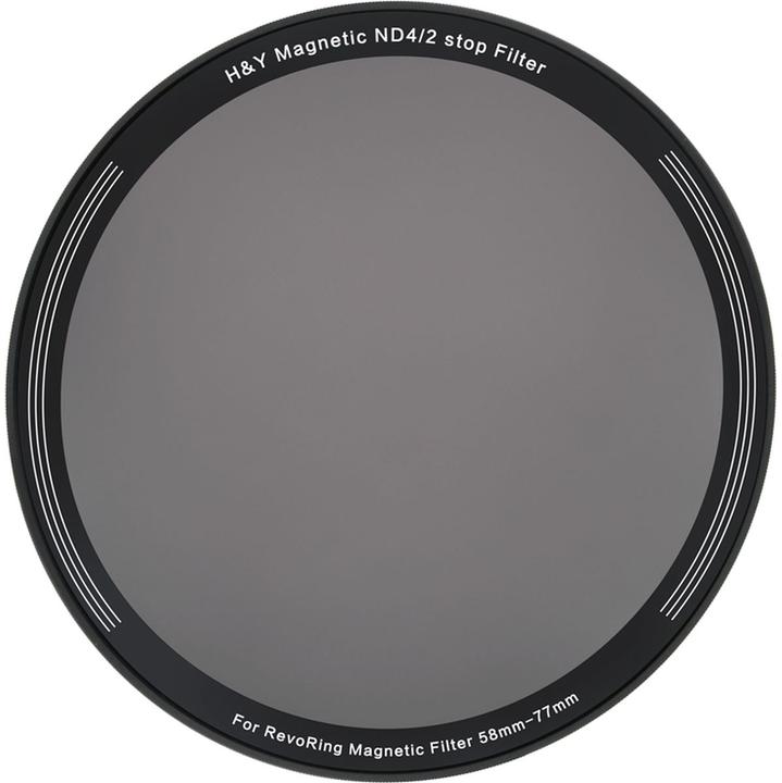 Produktbild H&Y ND4 Magnetic Clip-on Filter for REVORING 58-77mm (ND- / Graufilter)