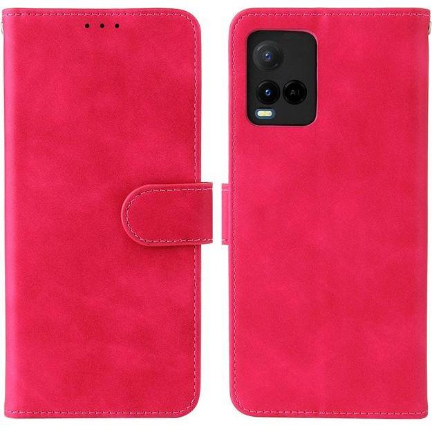 Thumbnail - MU Classic Classic IV Leder Bookcover Series (Vivo Y21, Vivo Y33s, Vivo Y21s), Smartphone Hülle, Rot