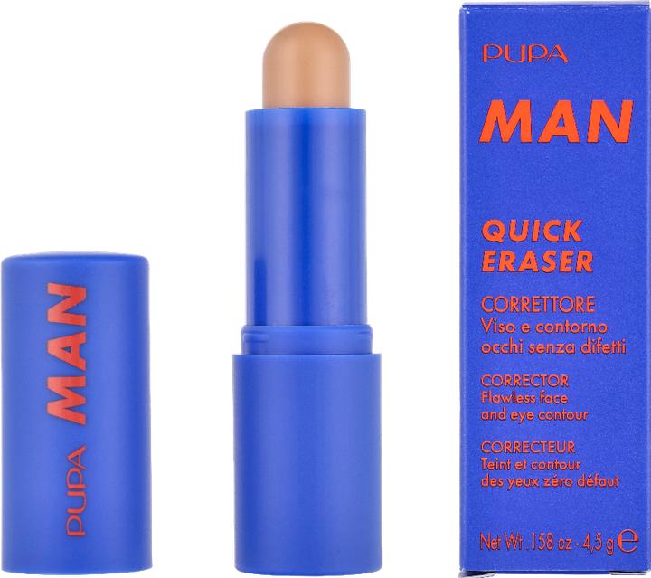 Produktbild Pupa Milano Man Range Quick Eraser Light (001 Light-Medium Skin)