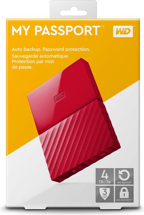 Actual product image WD My Passport (4 TB)