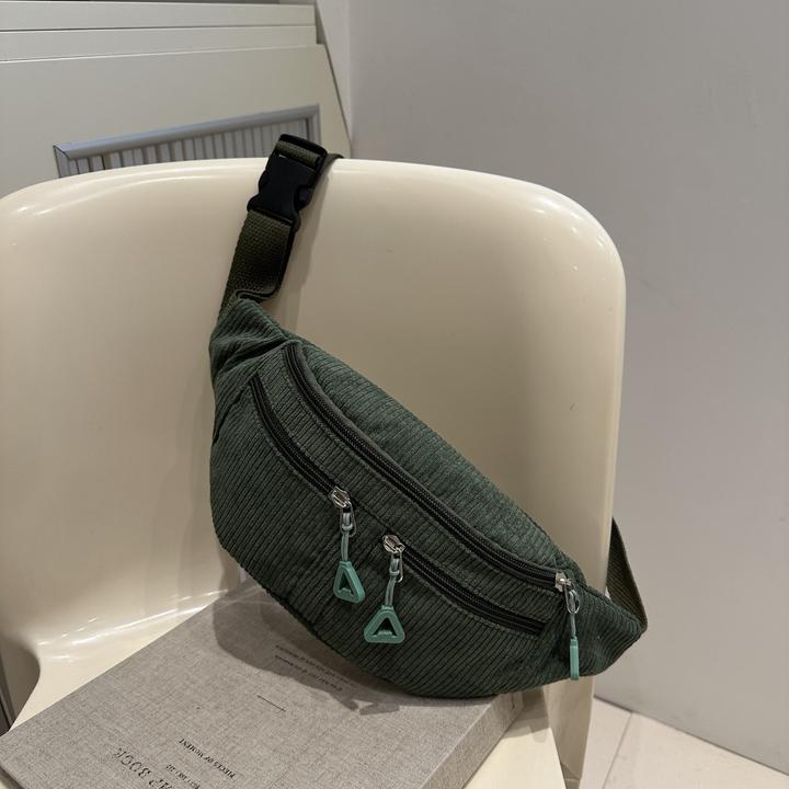Immagine prodotto Only-Bags.Store Schicke Cord-Crossbody-Slingtasche - vielseitig und bequem, perfekt zum Einkaufen, Spazierengehen