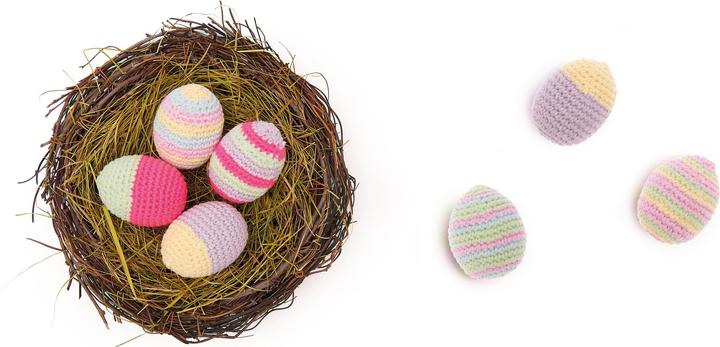 Produktbild Rico Design Ricorumi Häkelset "Ostereier Pastel" (57.50 m)