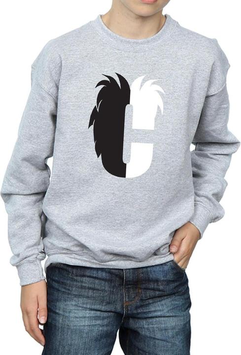 Produktbild Disney Alphabet C Is For Cruella De Vil Sweatshirt Jungen (128)