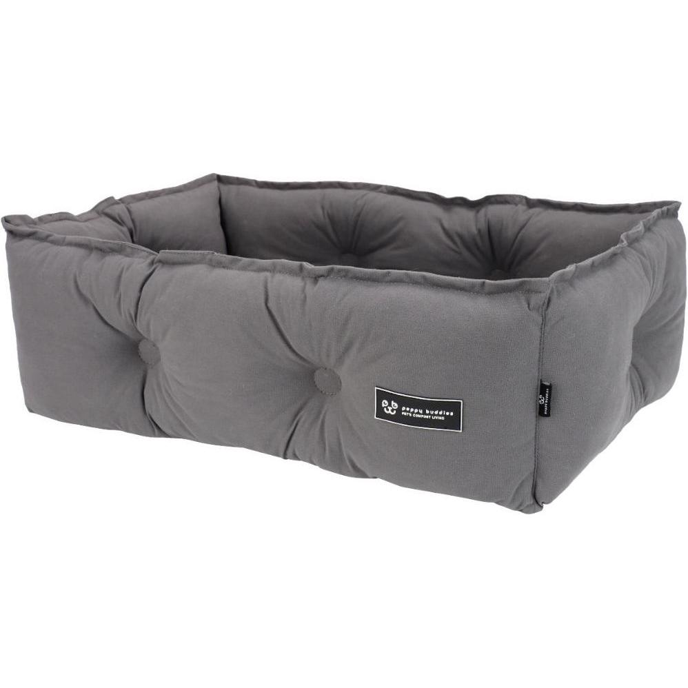 Peppy buddies Softy Dogbed - Grey - (697271866561) (Hund), Hundebett + Katzenbett