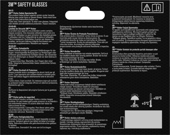 Actual product image 3M Safety glasses for spectacle wearers - VISITOR