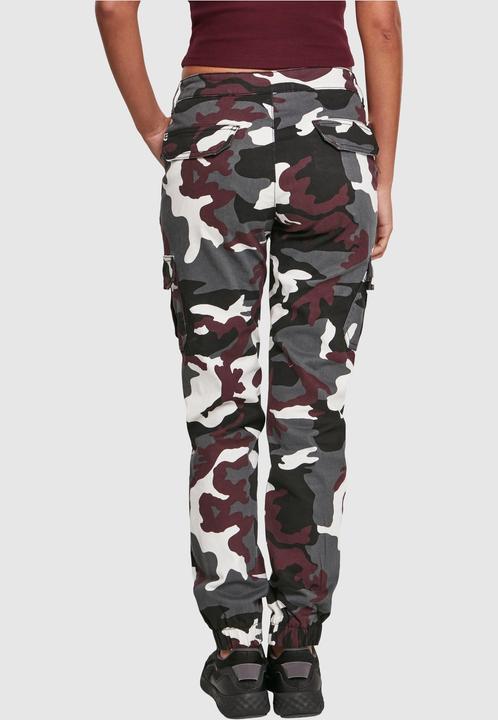 Immagine prodotto Urban Classics Pantaloni cargo camo a vita alta da donna (30)