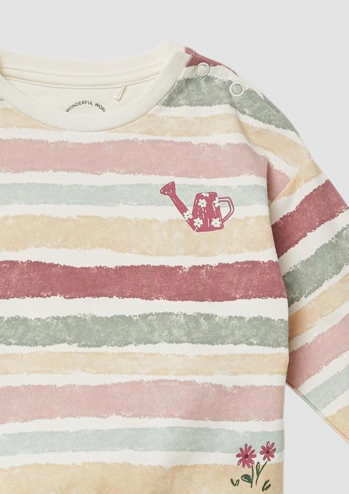 Produktbild s.Oliver Sweatshirt Sweatshirt mit All-over-Print (68)