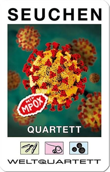 Actual product image Weltquartett 1010 - SEUCHEN QUARTET - Diseases and their pathogens (DE edition) (German, 2 - 4 Players)