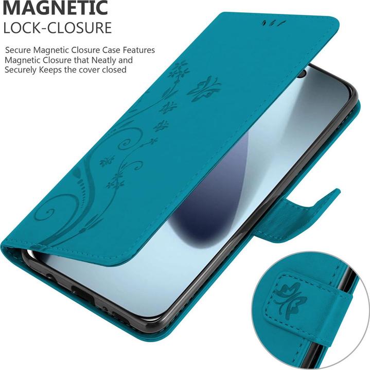 Actual product image Cadorabo Cover flowers pattern (Apple iPhone 17 Pro)