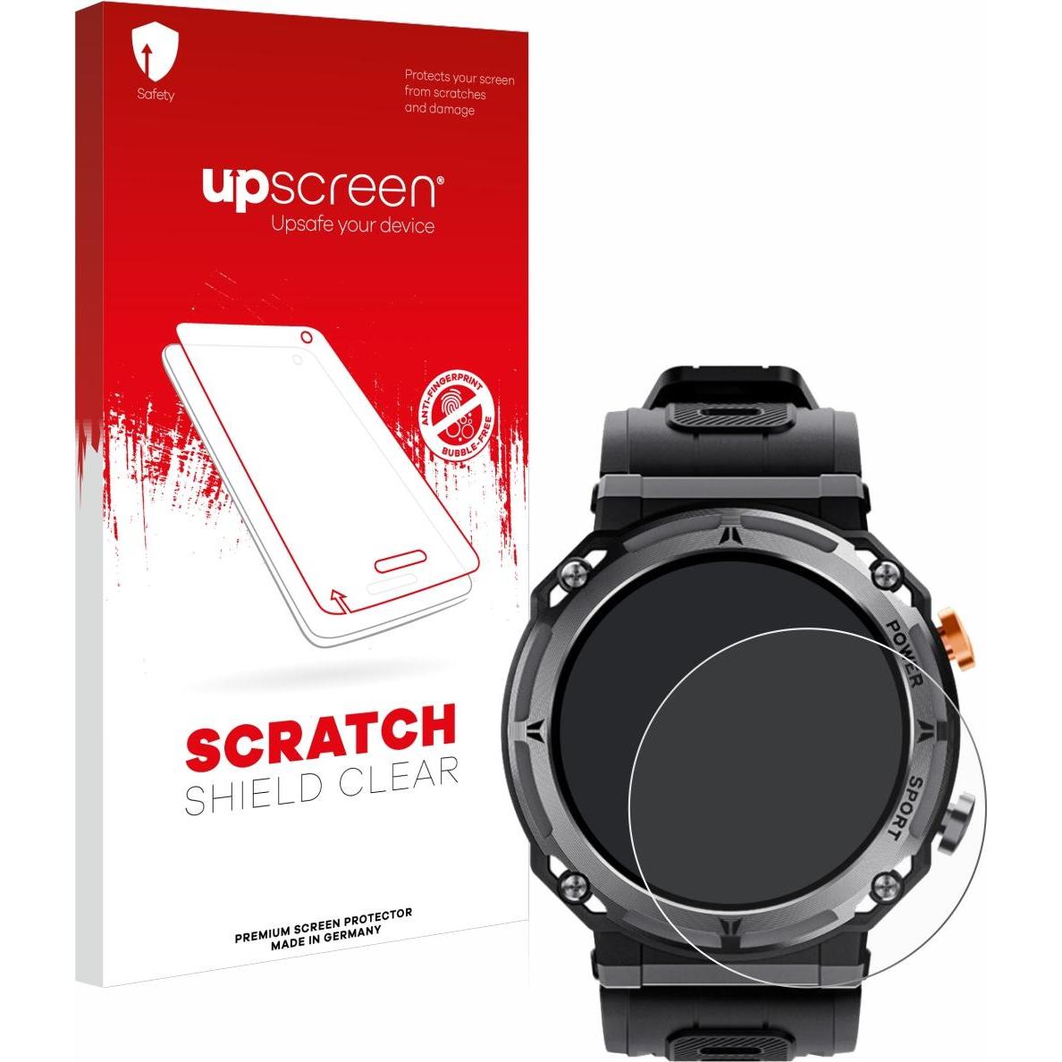 upscreen Schutzfolie Displayschutz Displayschutzfolie Folie Klar Transparent, Smartwatch Schutzfolie, Transparent