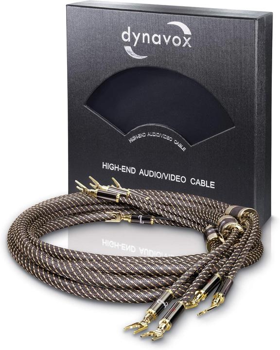 Actual product image Dynavox Black Line LS cable 2 x 5 m (5 m, 4 mm²)