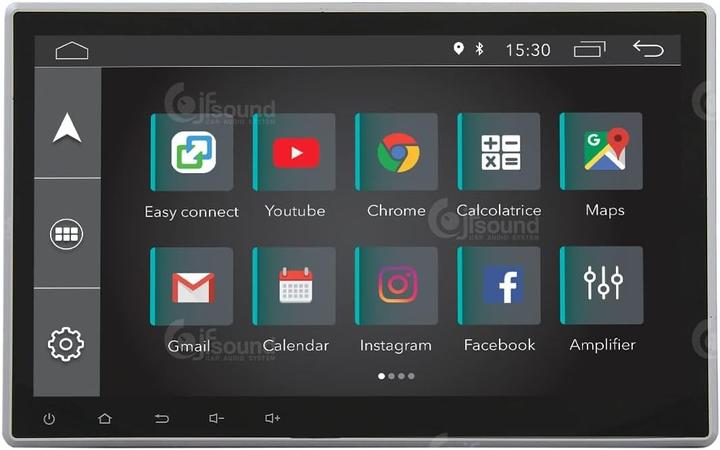 Image du produit JFSound Autoradio Android universel GPS Bluetooth WiFi USB DAB+ écran tactile 10 pouces Carplay Android Auto