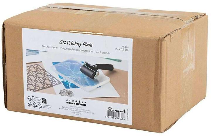 Image du produit Creativ Company Accessoires pour tampons Plaque d'impression linoléum 12.7 x 17.8 cm, 10 pièces