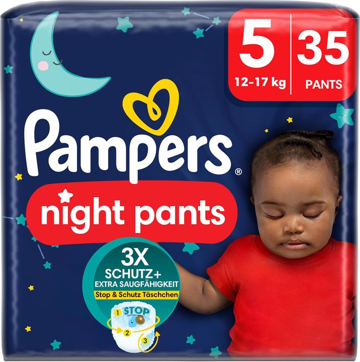 Pampers Baby-Dry Night Pants (Size 5, Pack, 35 Piece)
