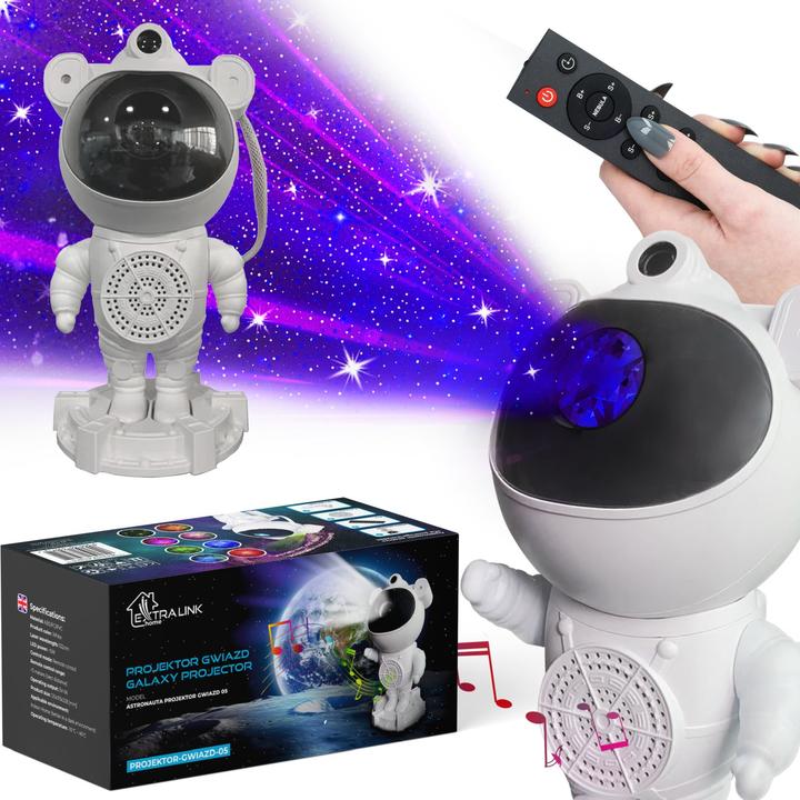 Actual product image Extralink Home Astronaut With Loudspeaker Star Projector 05