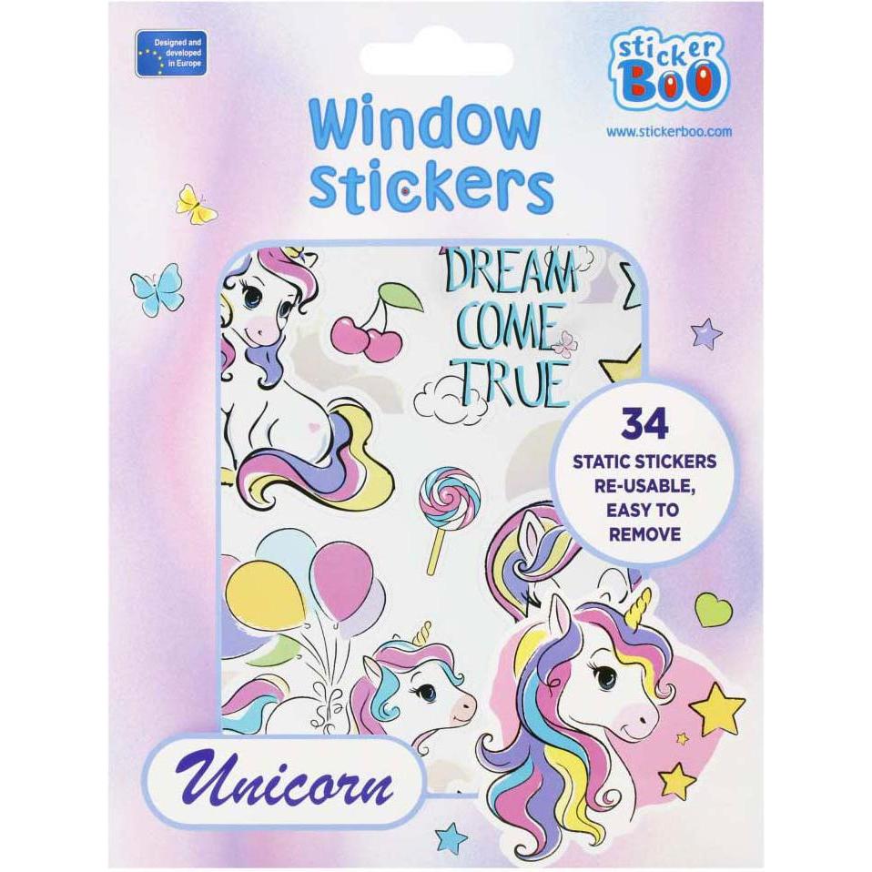 Sticker Boo Einhorn Fensteraufkleber (48992748)