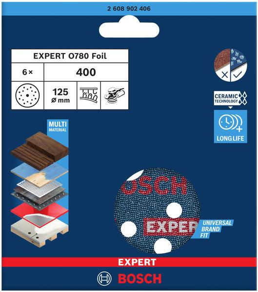 Image du produit Bosch Professional Disques +AMMAoA- poncer EXPERT O780 / 125 (400)