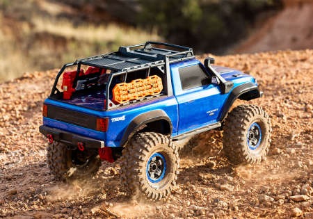 Actual product image Traxxas Trx-4 Sport High Trail M-Blue 1/10 4wd Scale-Crawler Rtr Brushed, Without Battery And Charger (RTR Ready-to-Run)