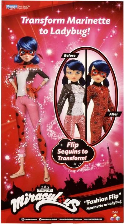 Immagine prodotto Miraculous Bambola fashion trasformabile con paillettes (60-50375)