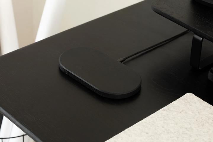 Immagine prodotto Oakywood Dual Slim Charging Pad Duales kabelloses Handy-Ladegerät - Schwarz / UK (Adattatore tipo G) (15 W)