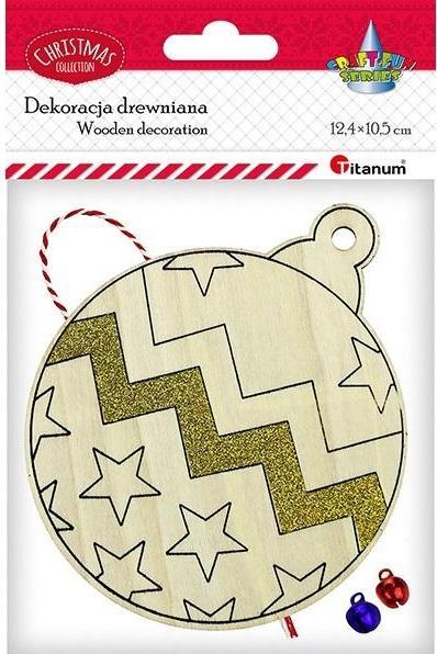 Produktbild Titanum Holzkugel-Anhänger 104x126mm (2 Stk.)