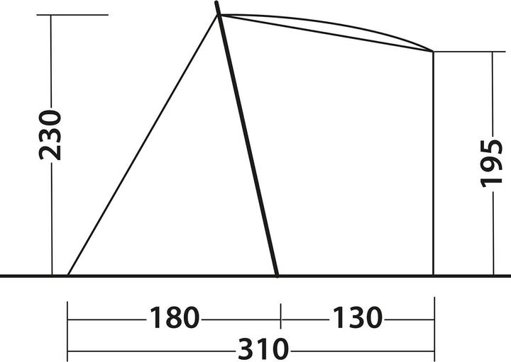 Actual product image Outwell Sandcrest L (Awning, 5.30 kg)