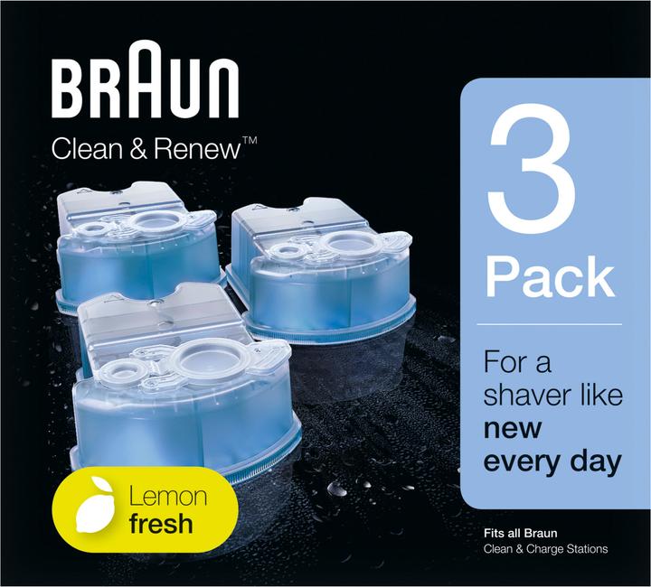 Braun 3 cartouches de nettoyage (3 x)