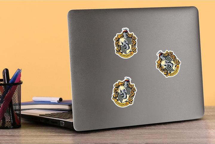 Produktbild Hufflepuff Wappen Aufkleber Deluxe 50erPack Vinyl