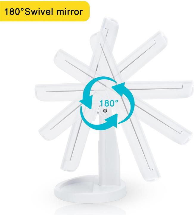 Actual product image Intirilife Make-up mirror with LED