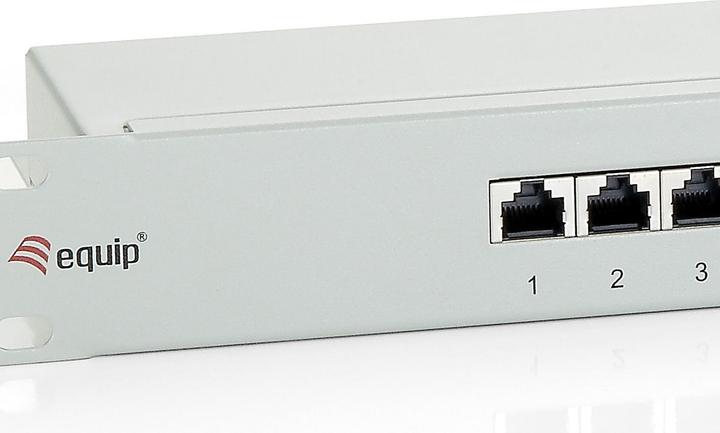 Produktbild equip 19" Patchpanel: 24 Port, 1HE, grau