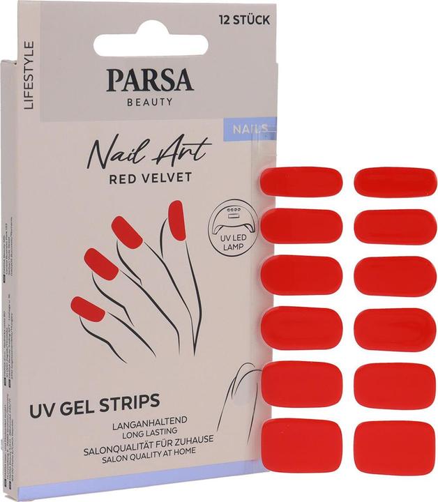Parsa Beauty UV-Nagelfolien Red Velvet