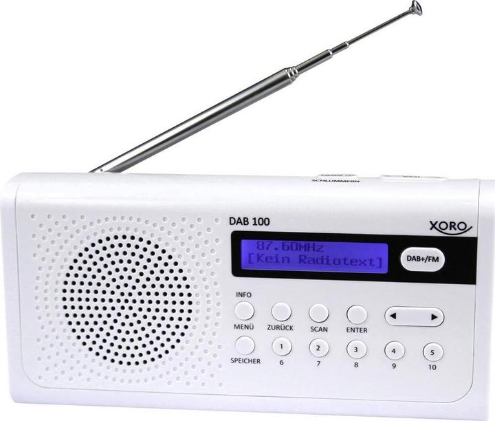 Image du produit Xoro DAB 100 (FM, DAB+ DAB)