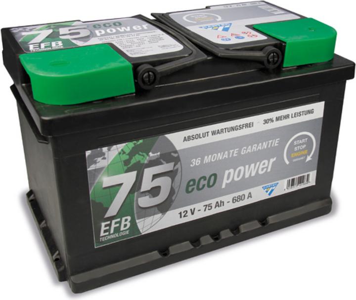 Produktbild Cartec Eco Power 75 EFB (12 V, 75 Ah, 720 A)