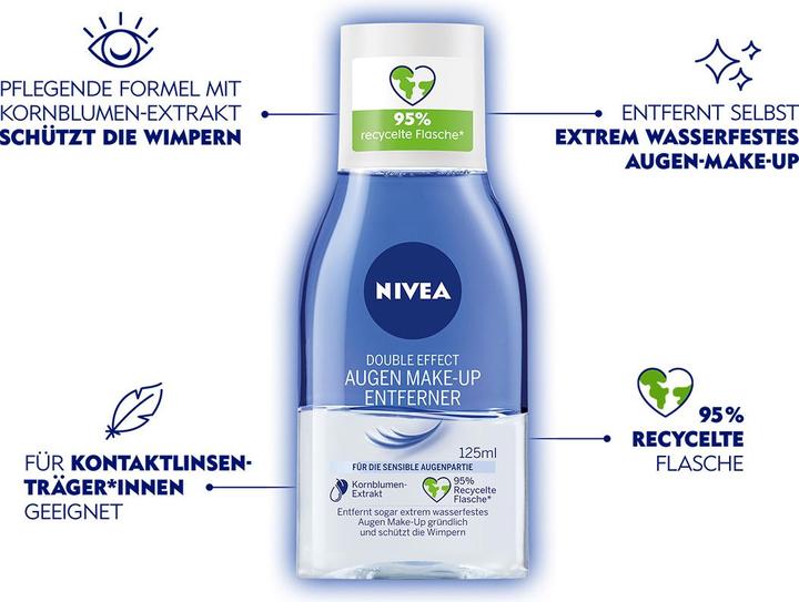 Produktbild NIVEA Augen Make-up Entferner Multipack 6 x 125 ml (Make-Up Entferner, 125 ml)