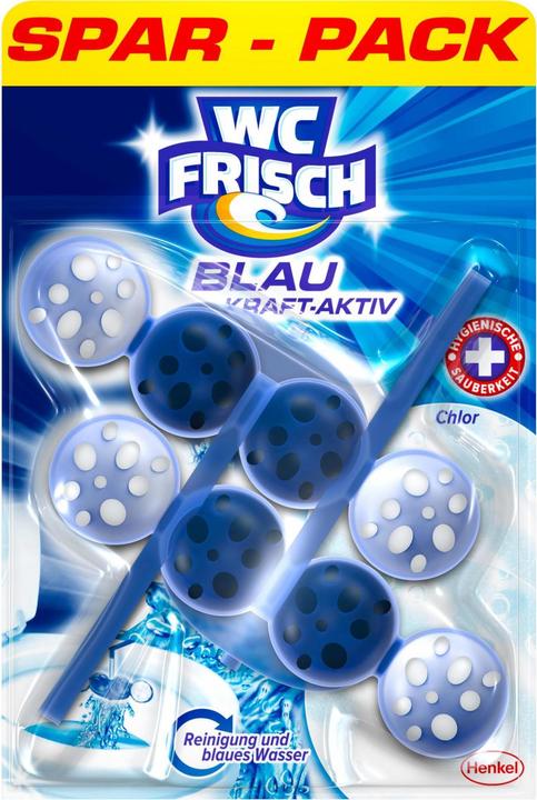 WC Frisch Kraft-Aktiv blue rinse aid chlorine