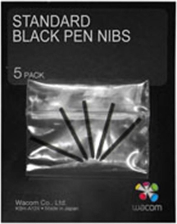 Actual product image Wacom Standard Black Pen Nibs(5pack)